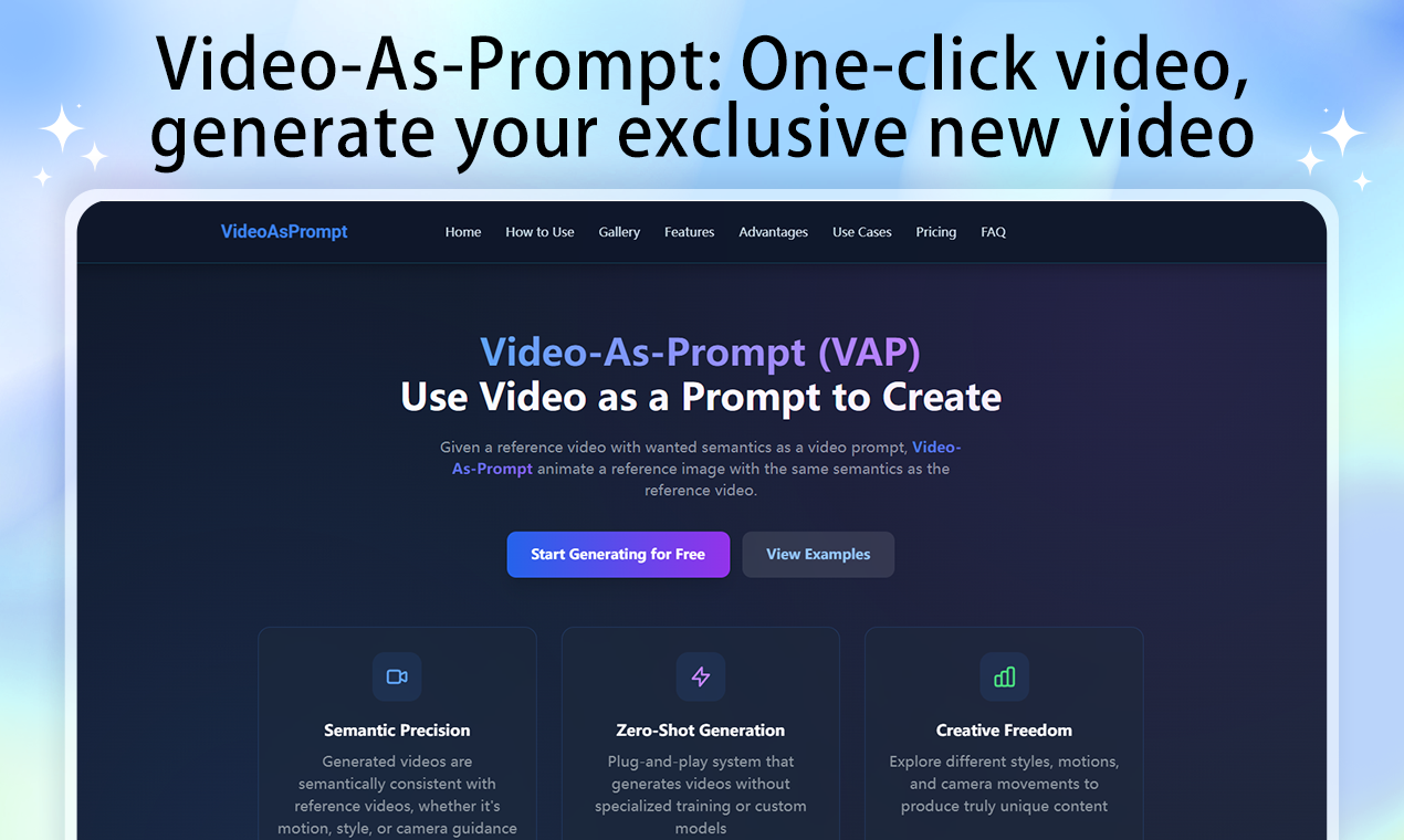 Video-As-Prompt