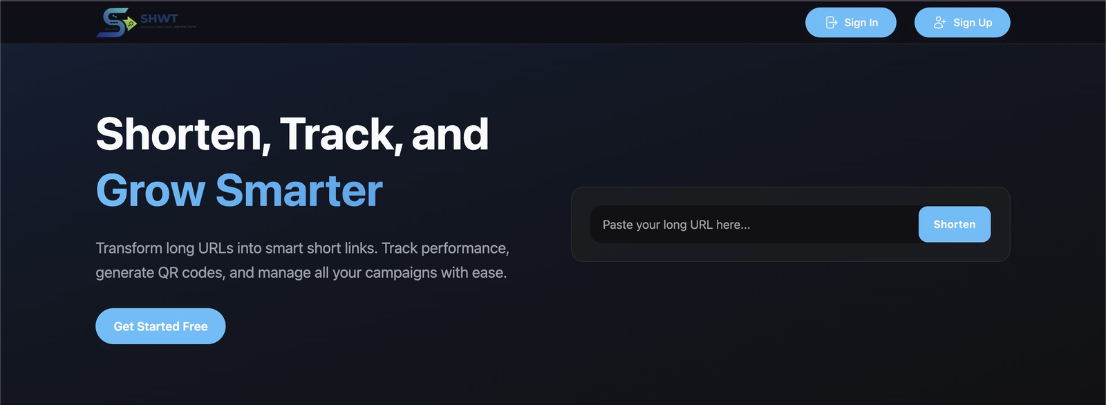 SHWT Free URL Shortener