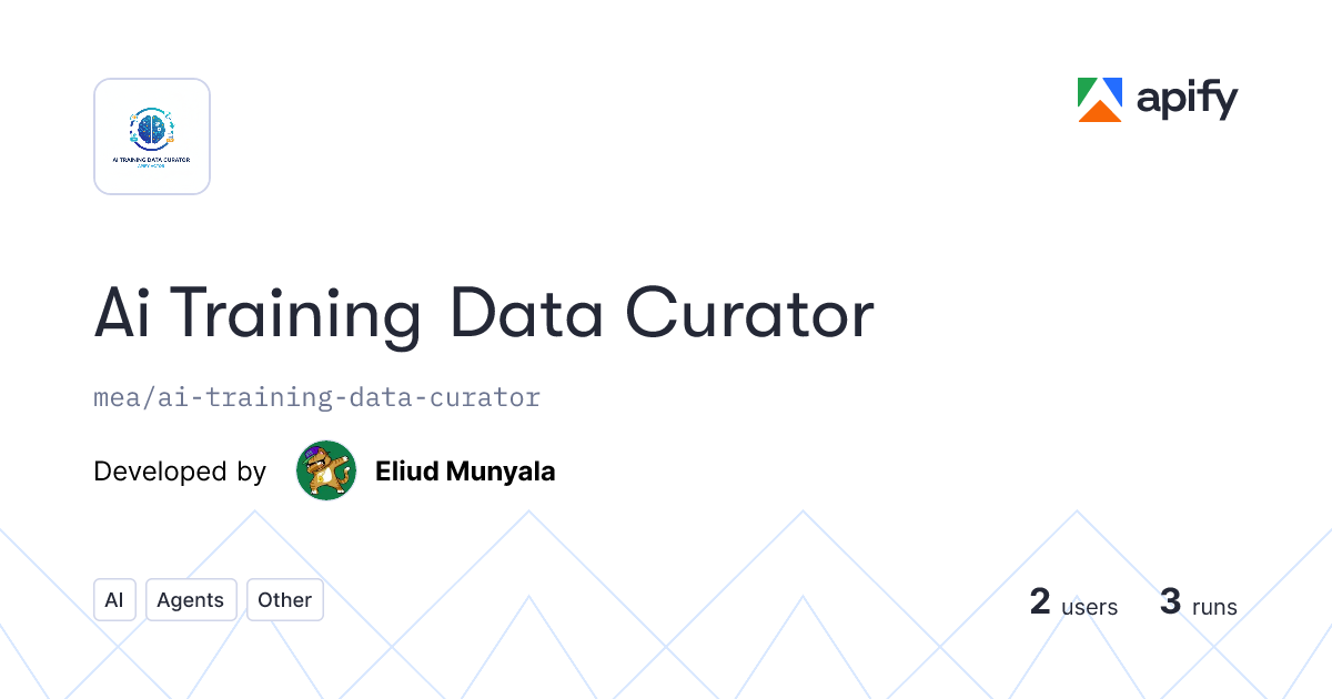 LLM Training Data Crawler & Curator