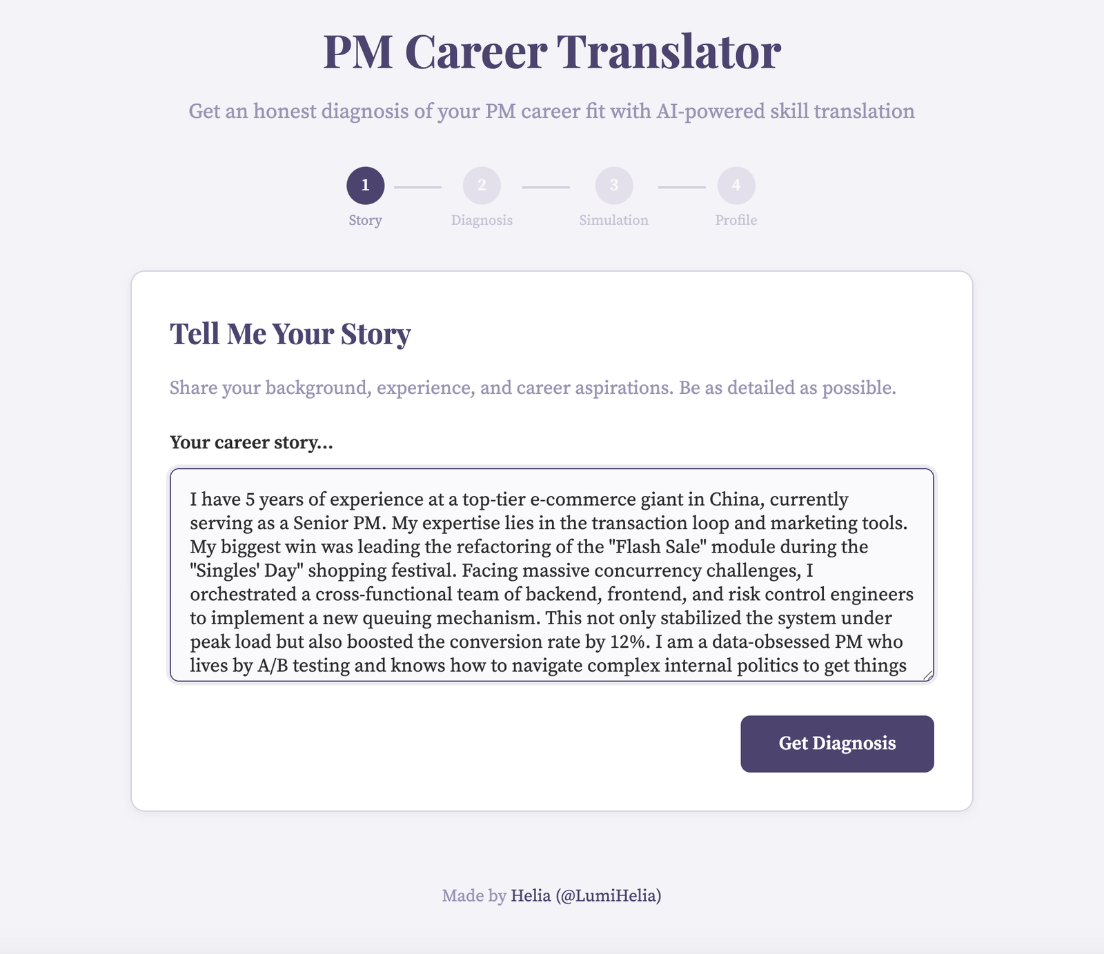 PM Career Translator