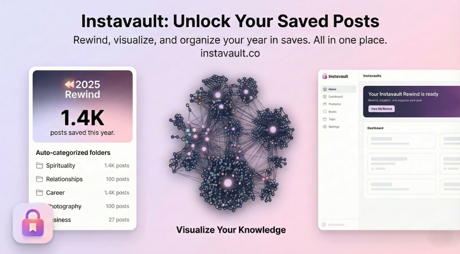 Instavault 2.0 – Rewind for saved posts
