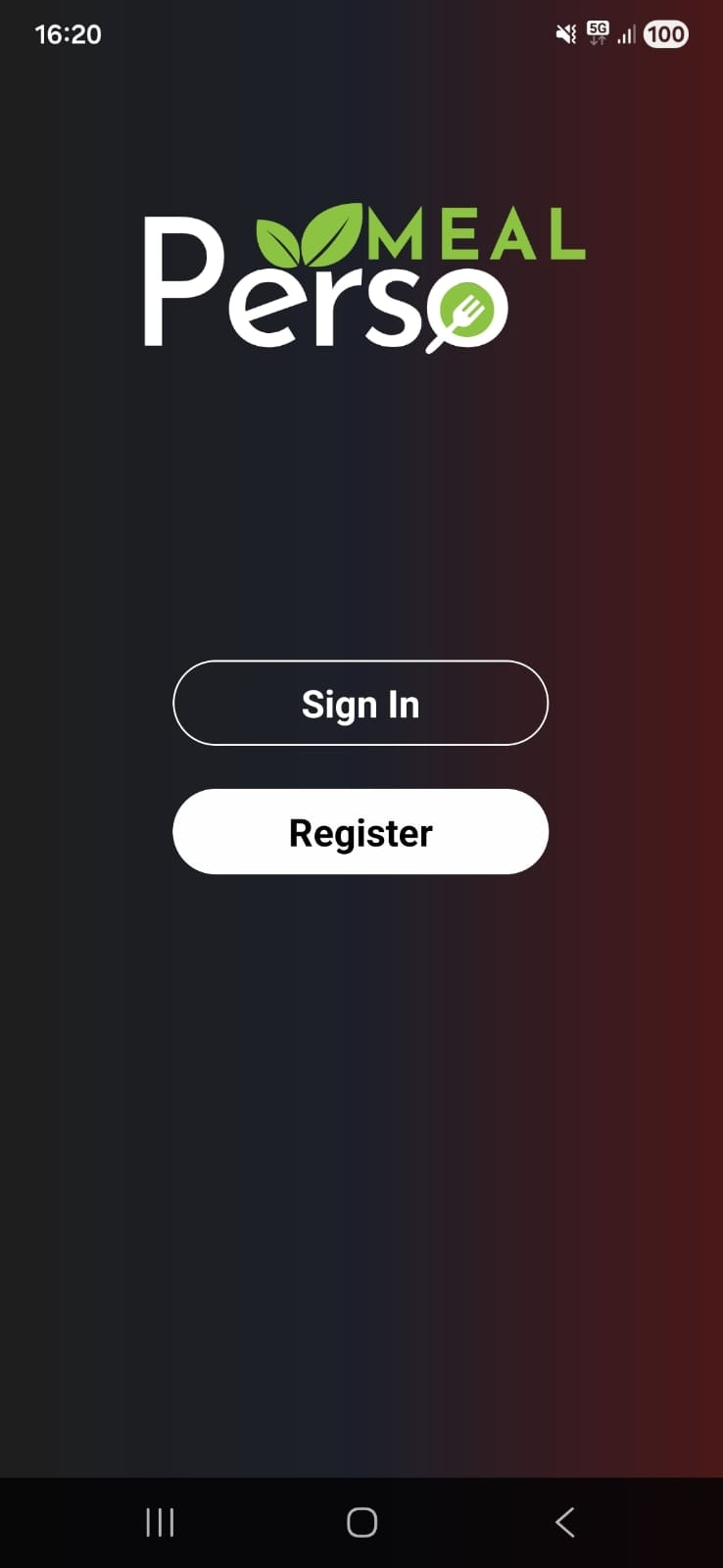 Beta version of PeroMeal AI nutritionist