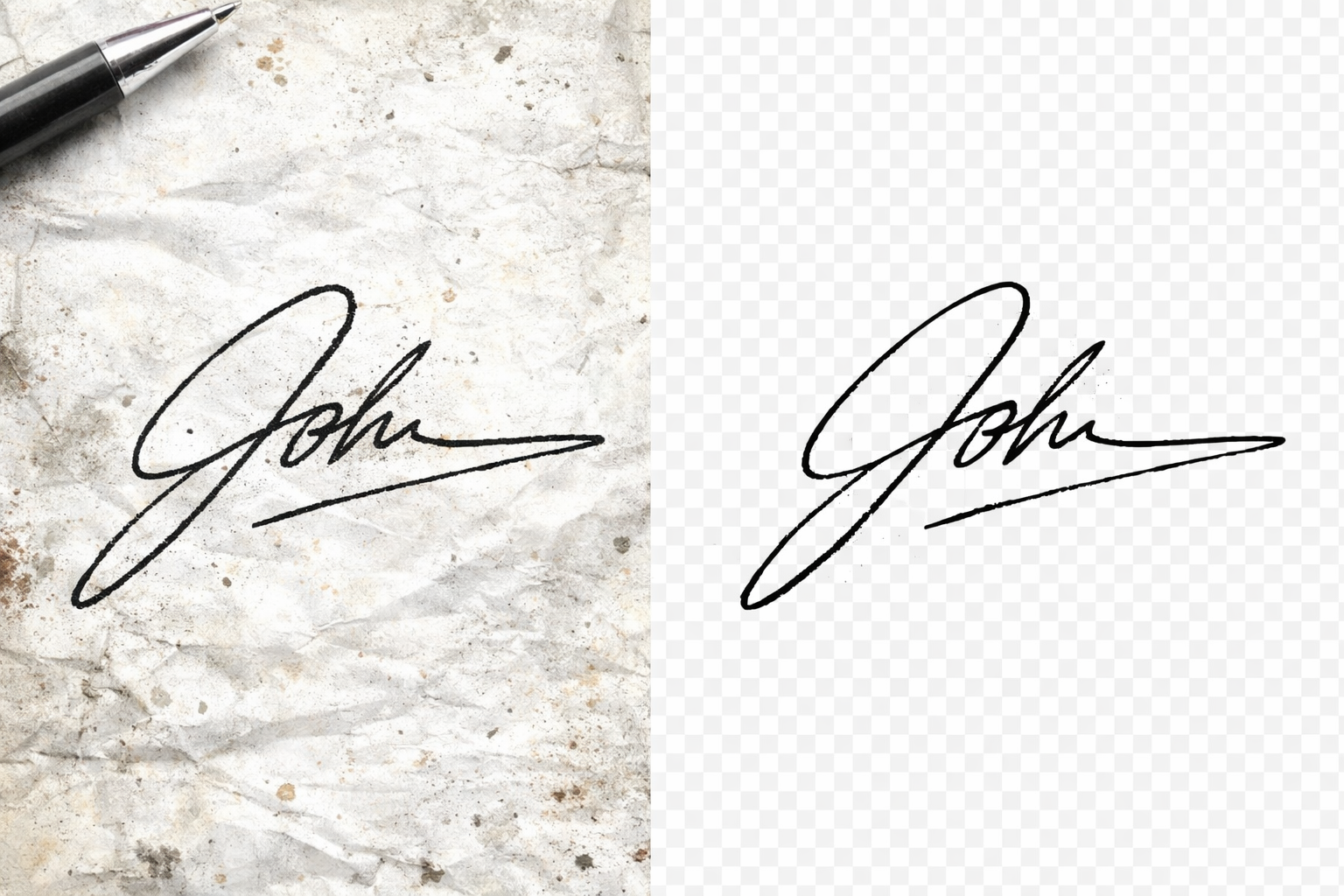Pastable Signature