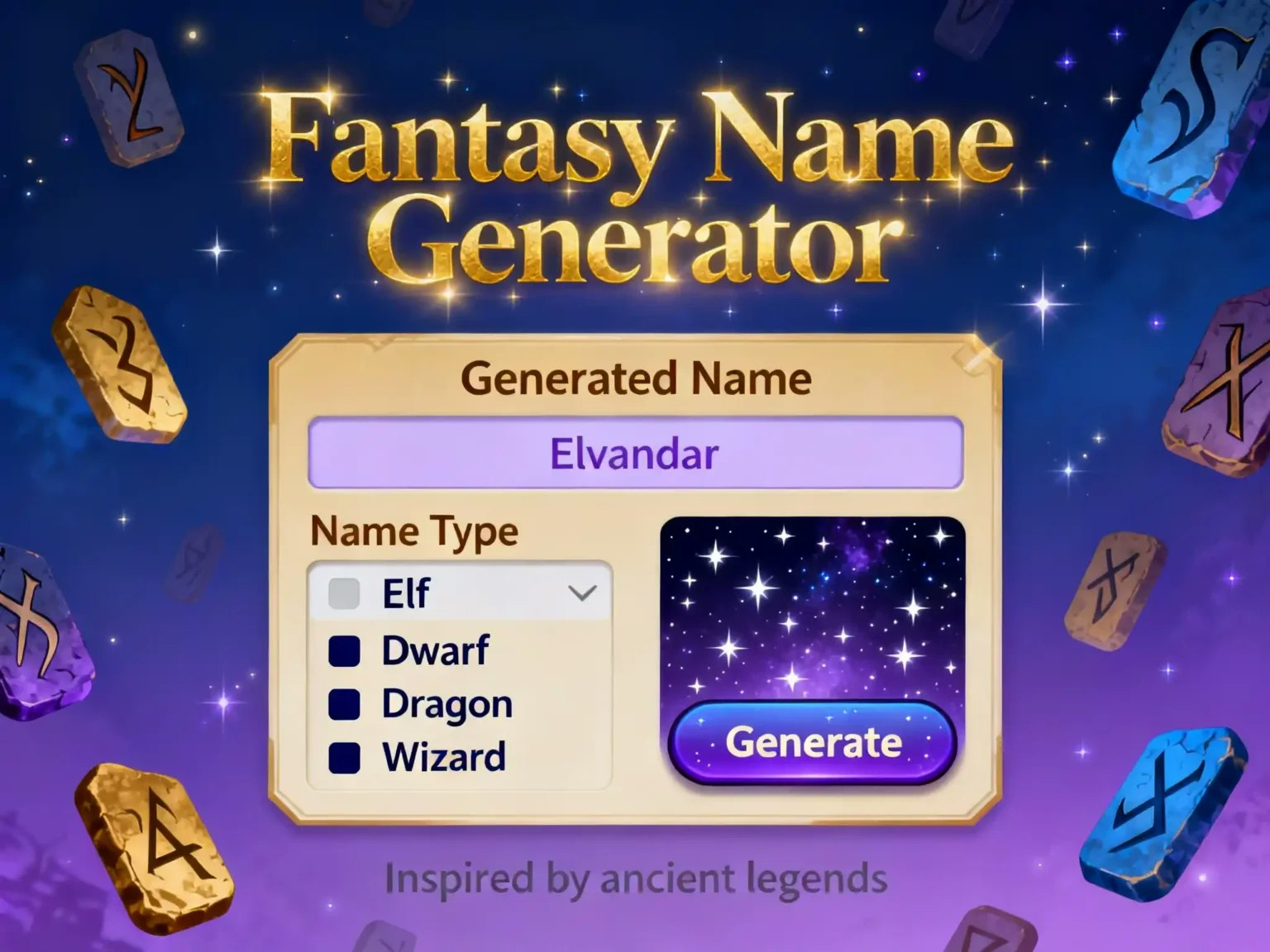 Fantasy Name Generator