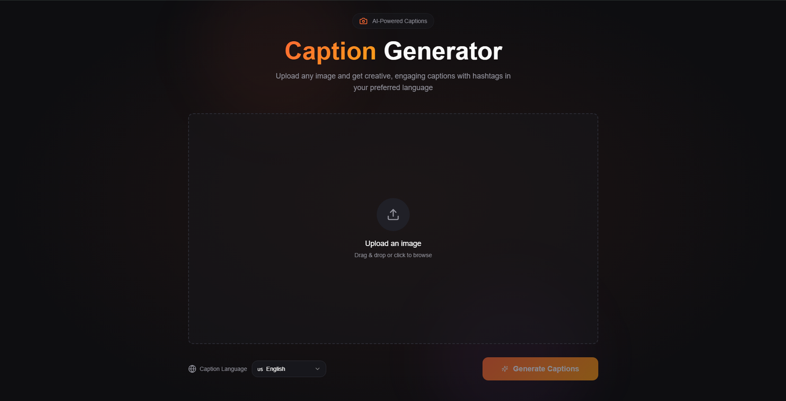 AI Caption Generator