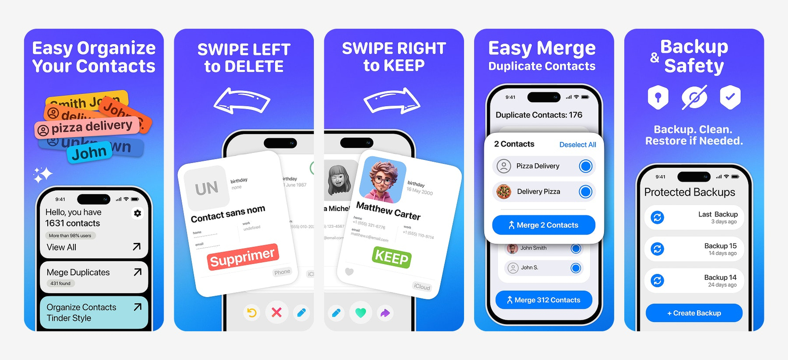 Swipe Contacts Cleaner