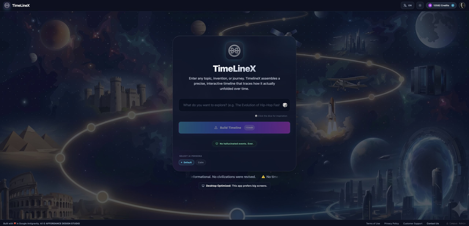TimeLineX