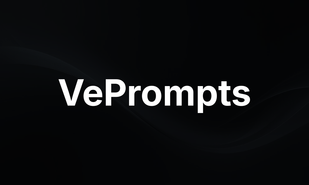 VePrompts: Free Prompt Library & Editor