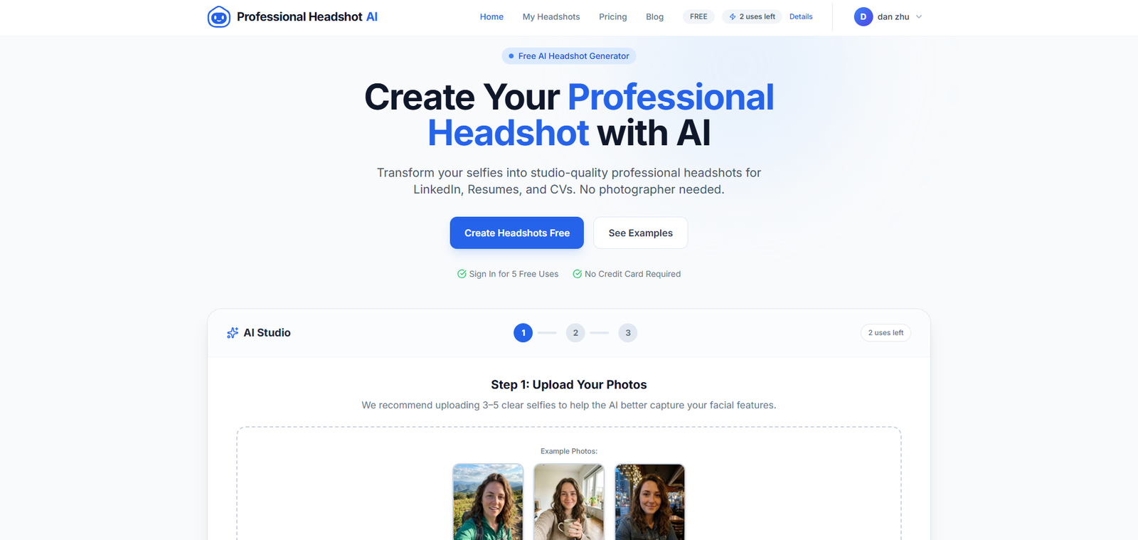 Professional Headshot AI