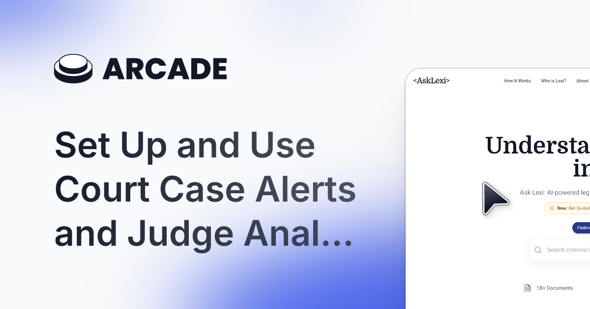 AskLexi search 1B+ court records w/ AI