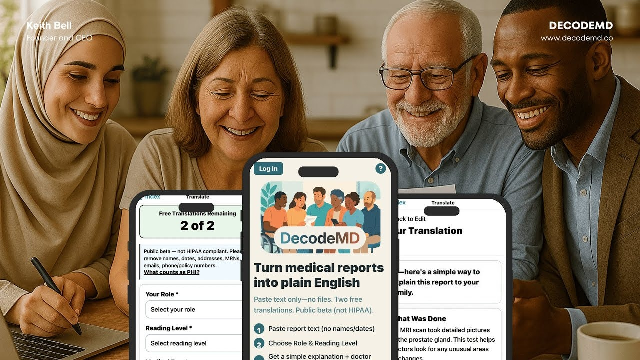 DecodeMD: Medical Report Translator