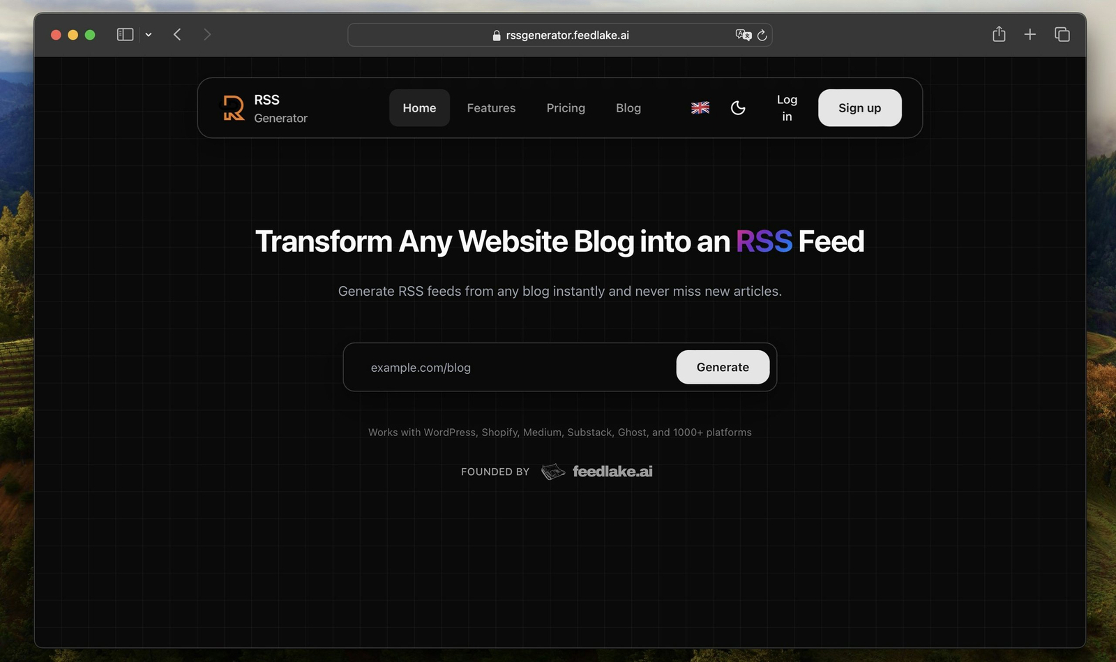 RSS Generator