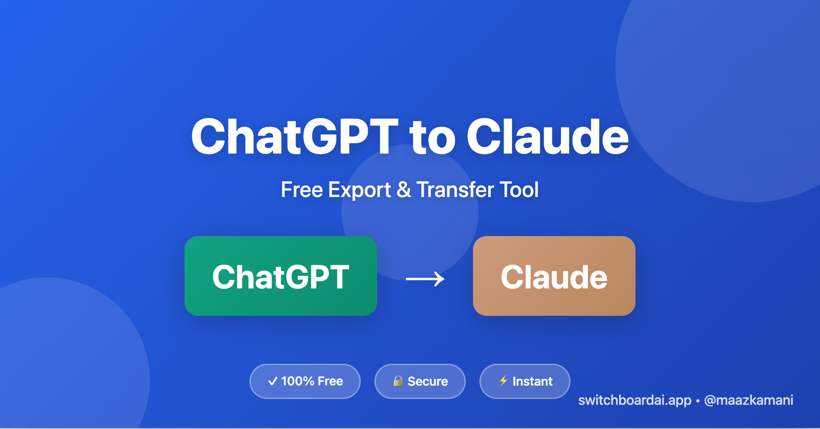 ChatGPT to Claude Converter