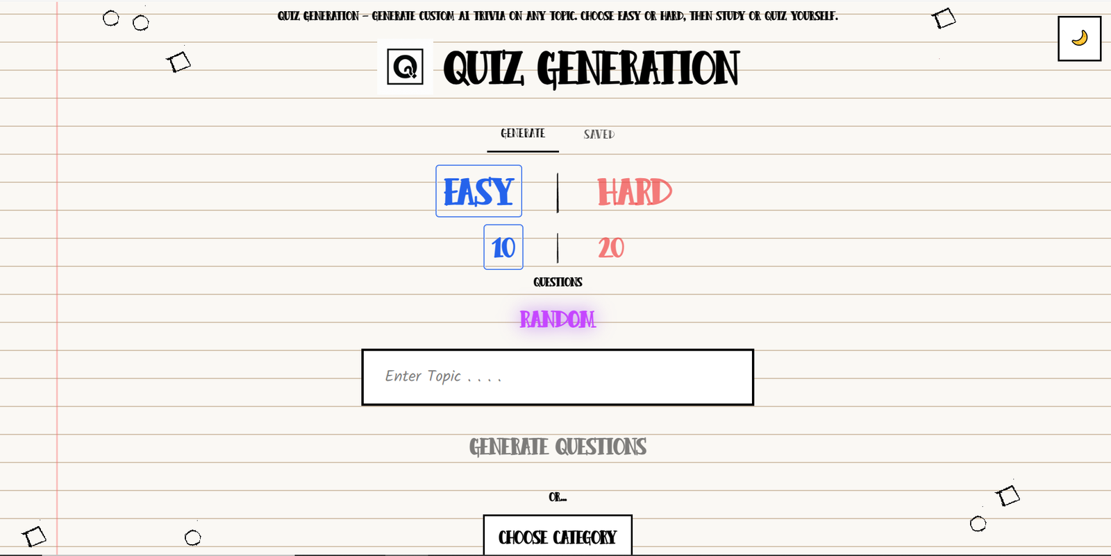 Quiz Generation