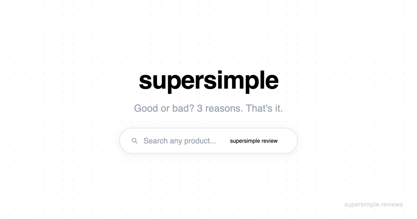 supersimple