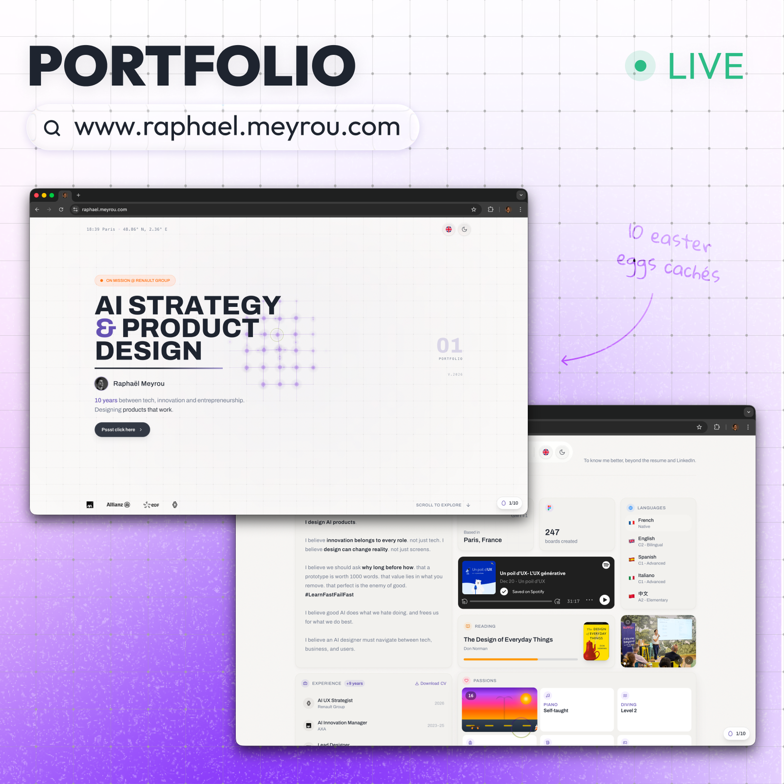 Raphaël Meyrou Portfolio – AI Strategy