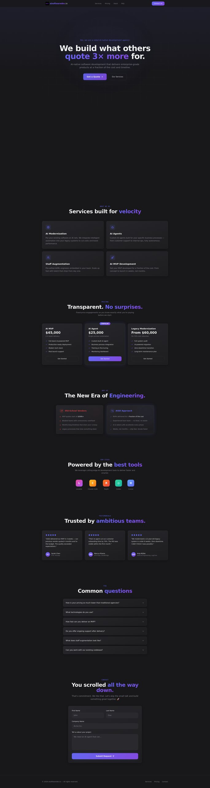 AISD: Your AI-Native Dev Team