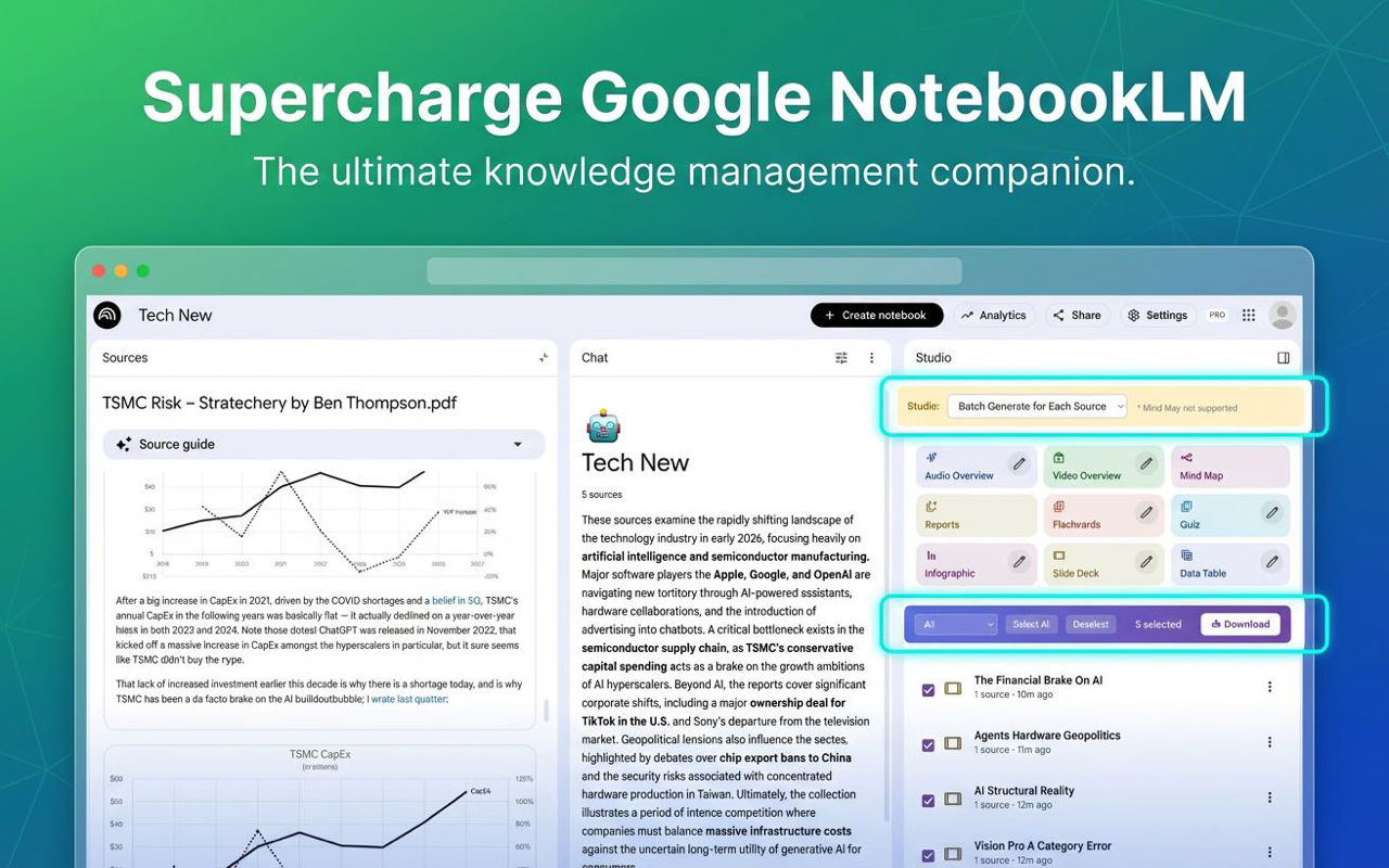 NoteKitLM: Supercharge Your NotebookLM