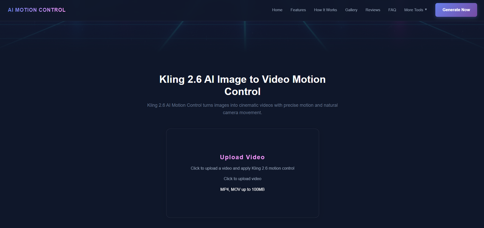 AI Motion Control