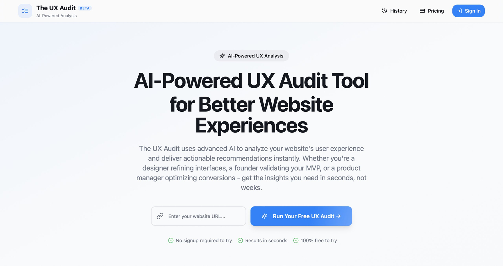 The UX Audit