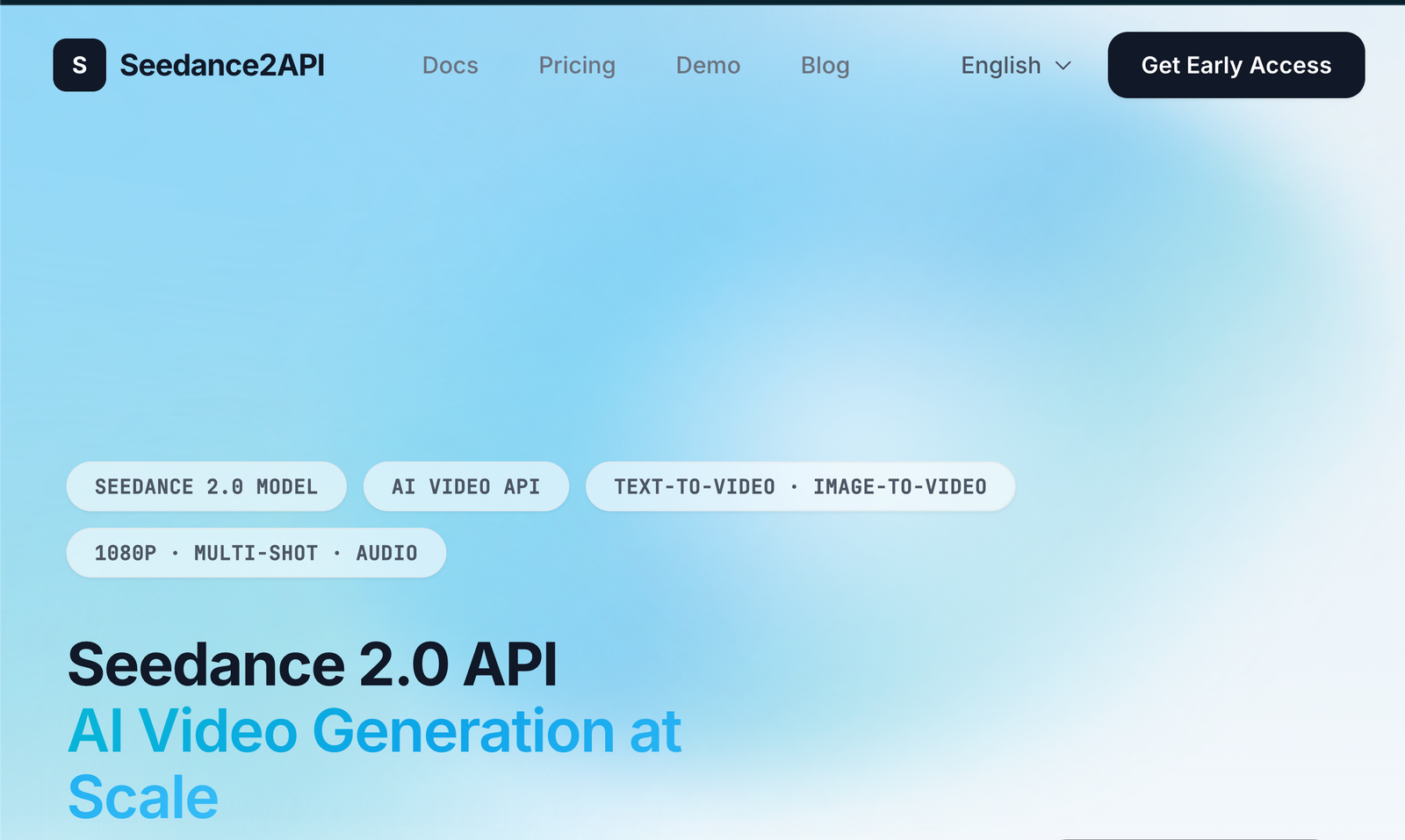 Seedance 2.0 API Guide