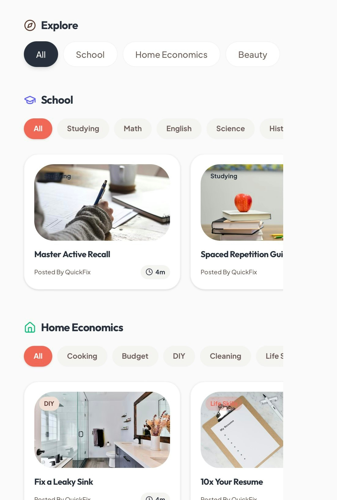 Quick Fix- Studying & Hacks
