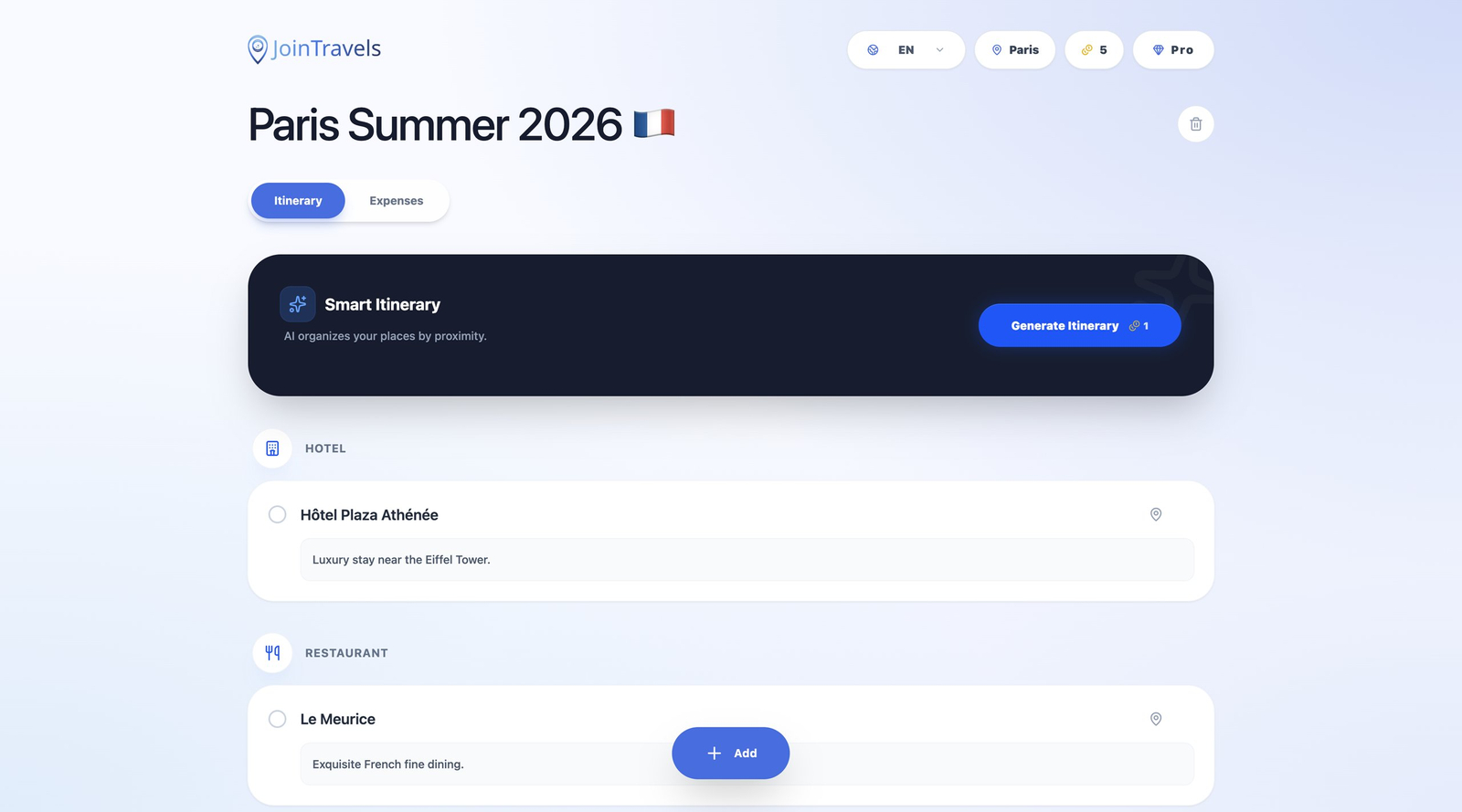Join Travels: Group Trip Planner