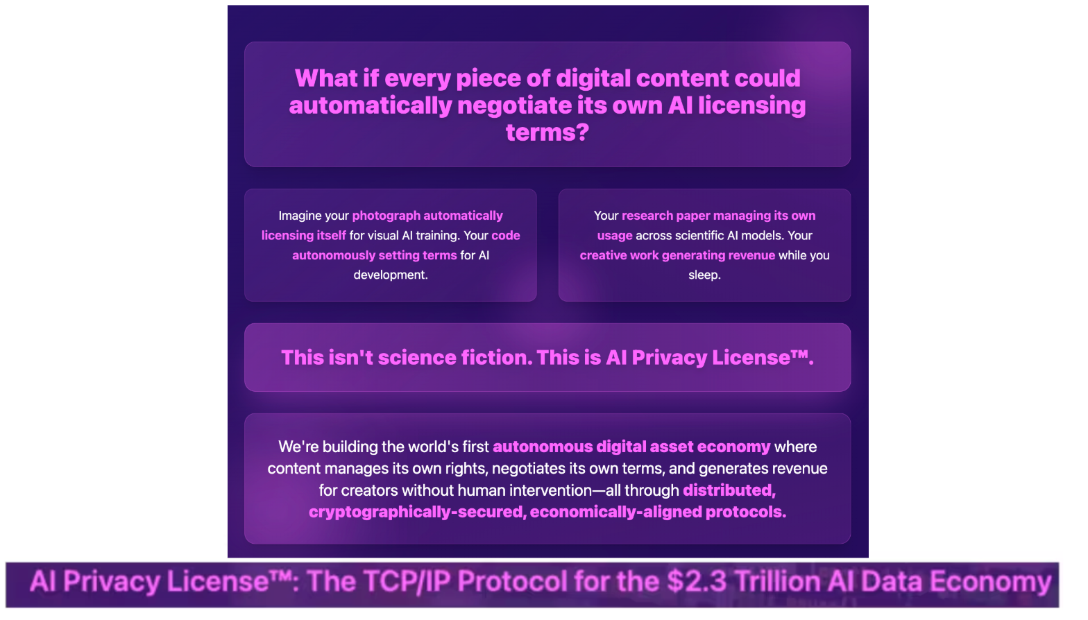 AI Privacy License