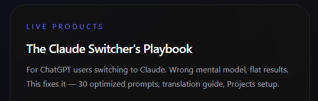 The Claude Switcher’s Playbook