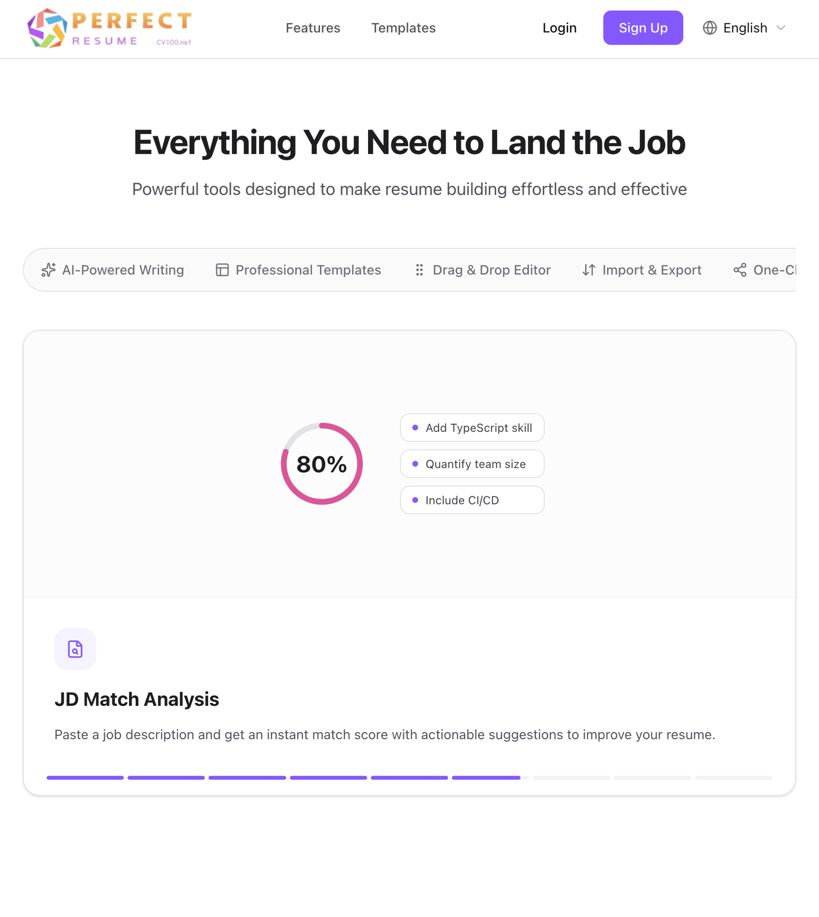 Perfect Resume With AI