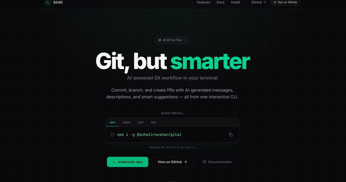 GitAI – AI-Powered Git CLI