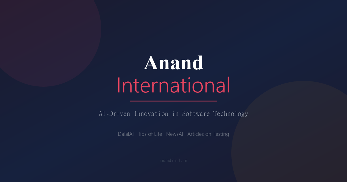 Anand International