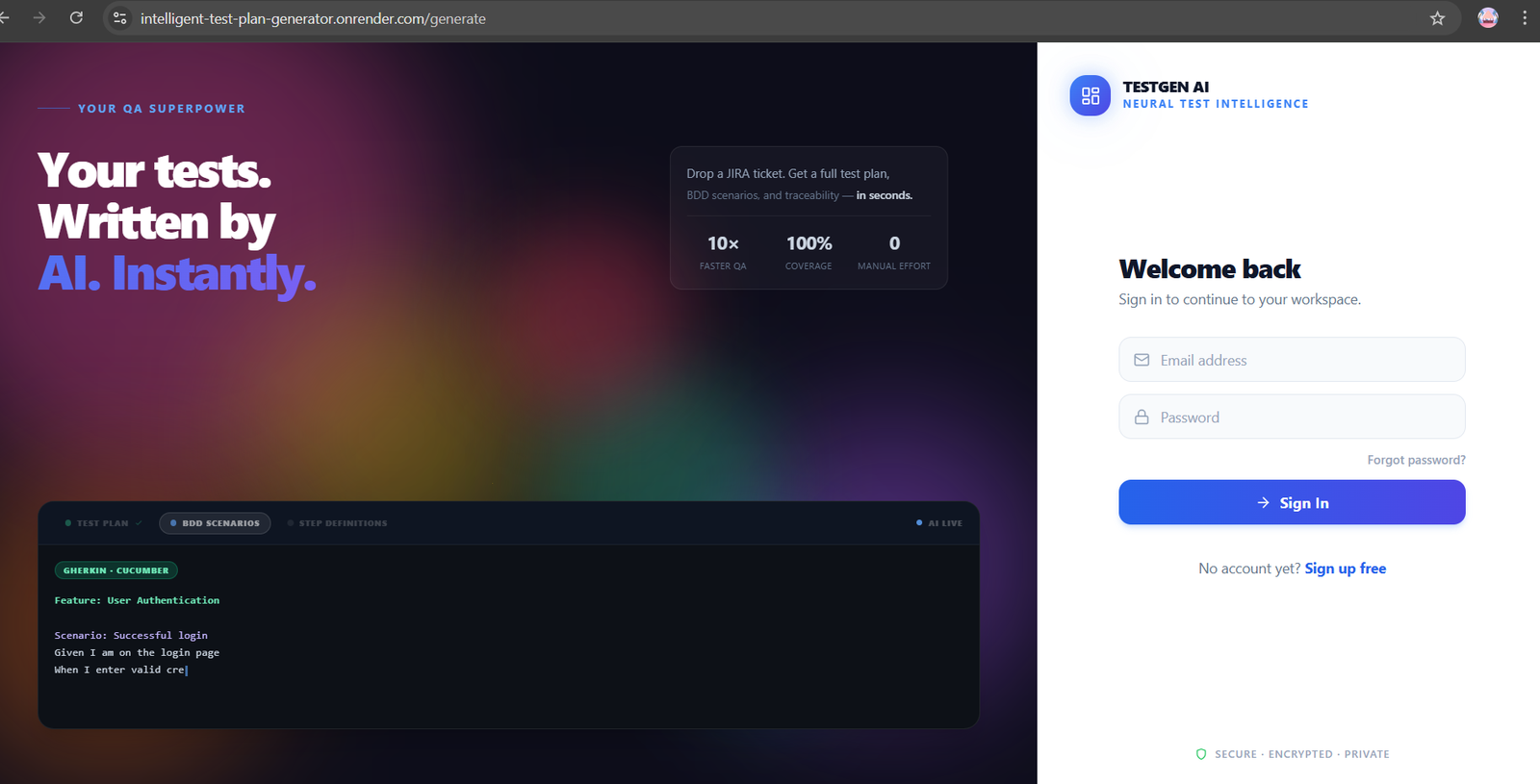 Intelligent Test Plan Generator