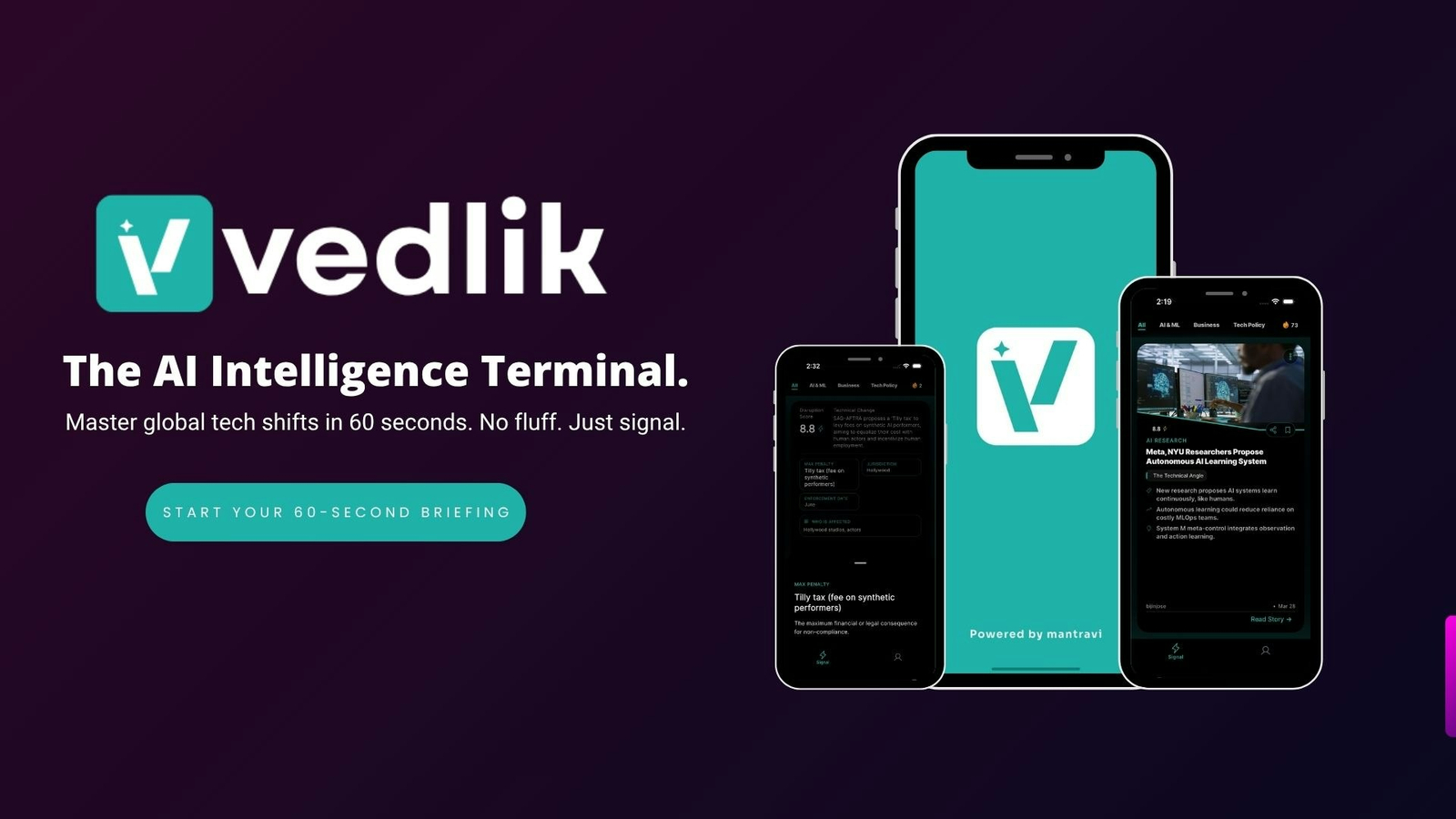 Vedlik – AI, Tech & Startup Intelligence