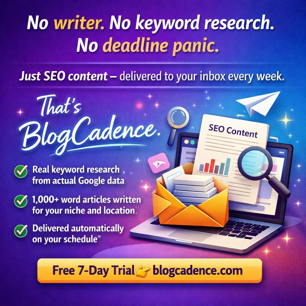 BlogCadence: Blog content on Autopilot
