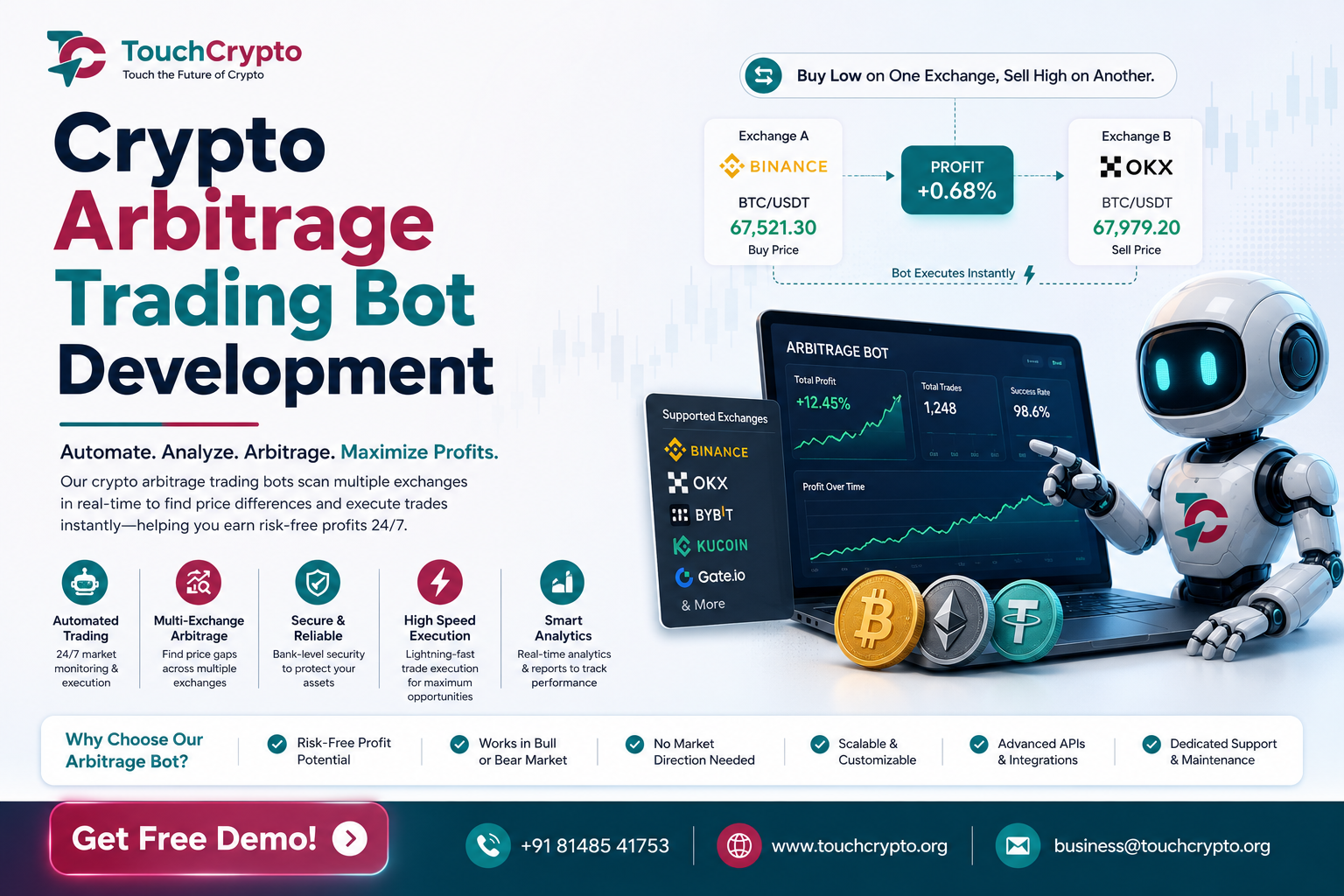 Crypto Arbitrage Bot Development