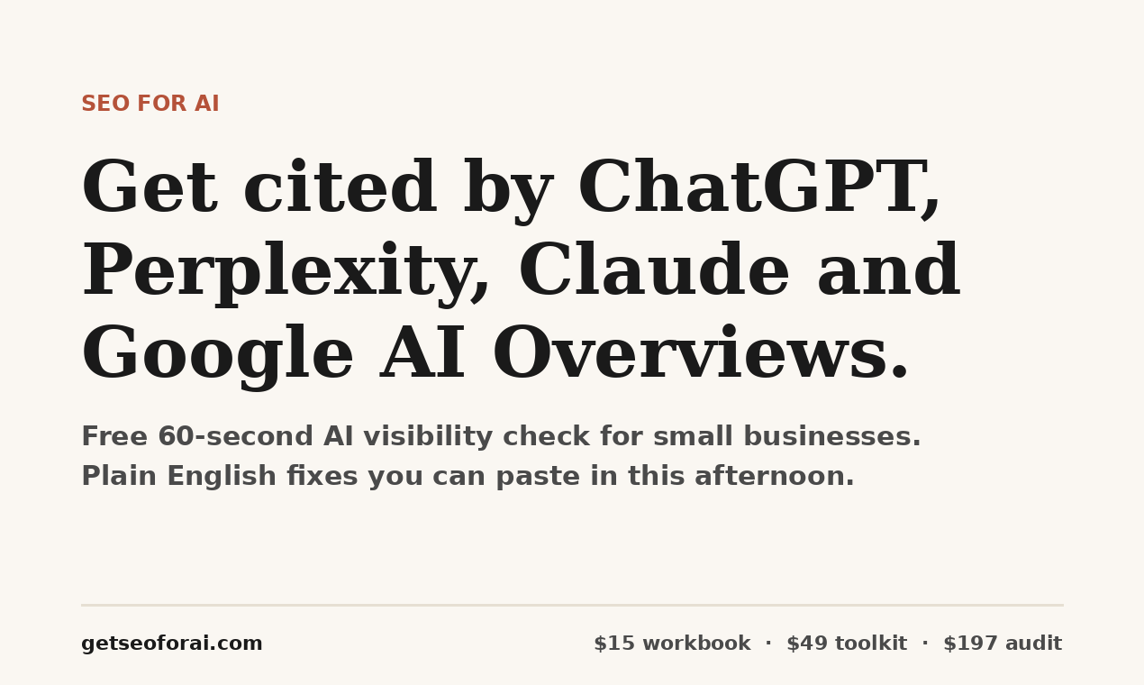 SEO for AI