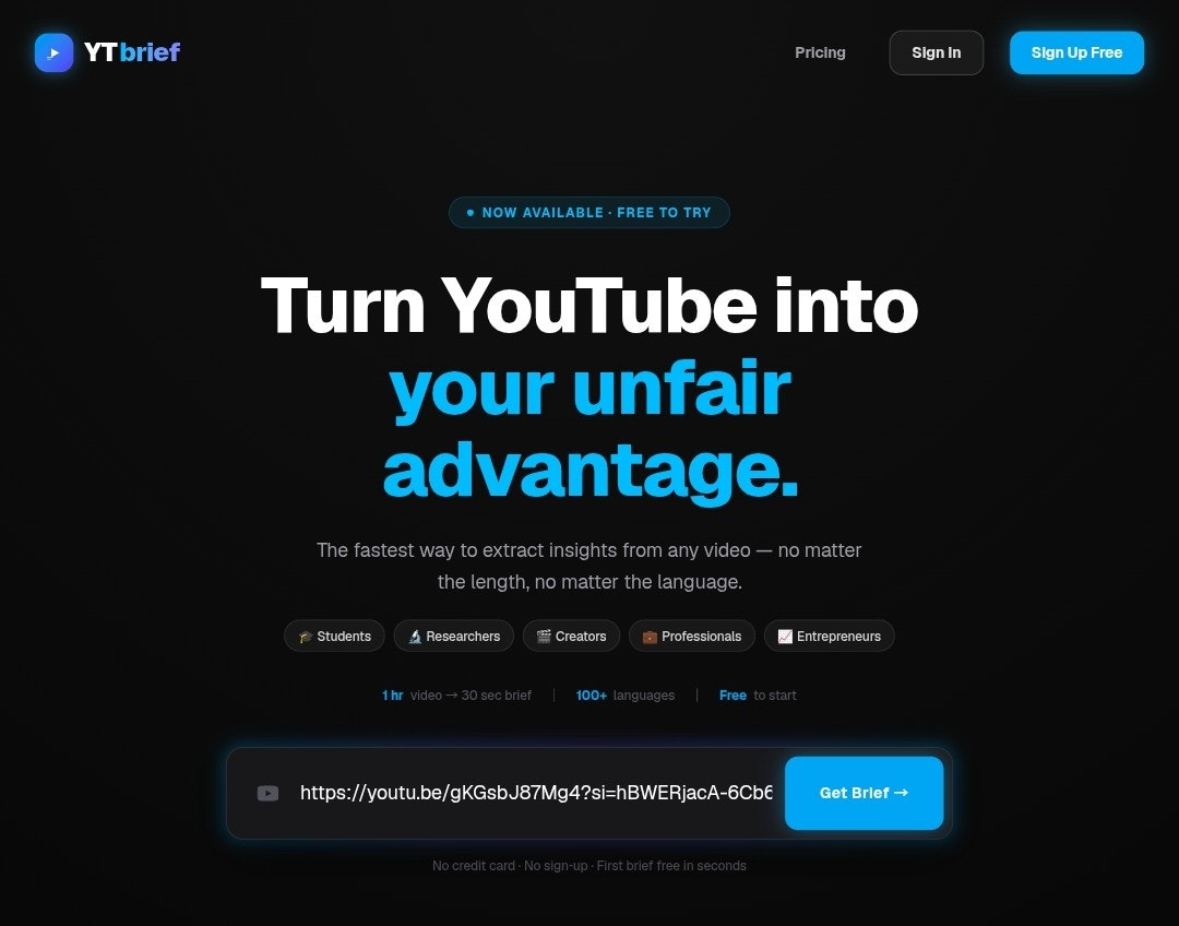 YT-brief