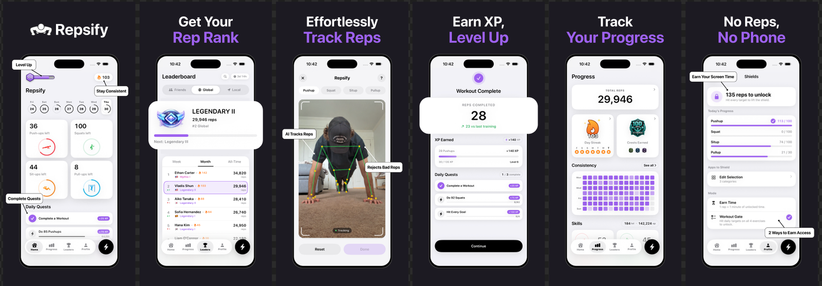 Repsify: Ranked Workout Tracker