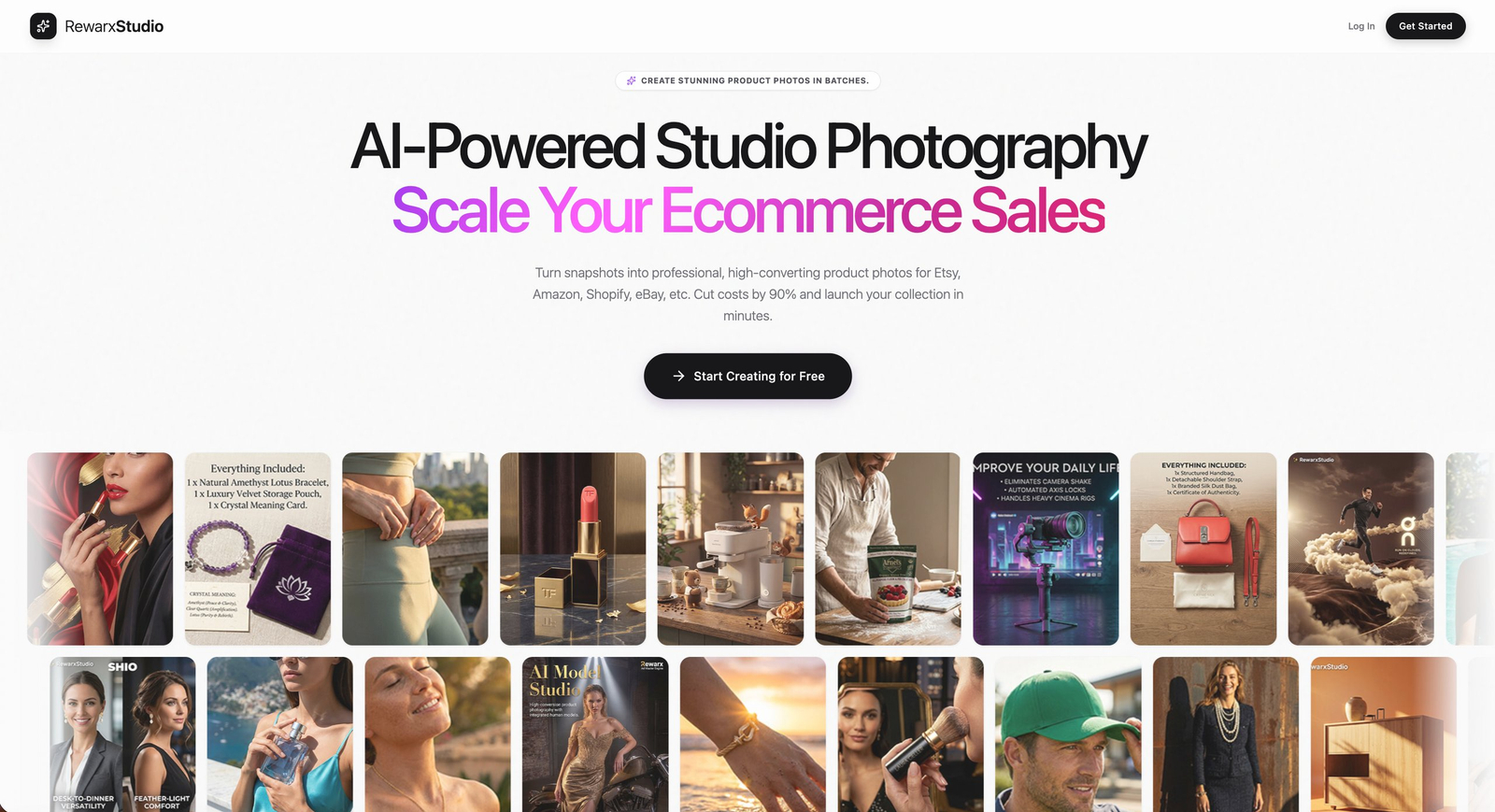 Rewarx Studio AI Product Photography App