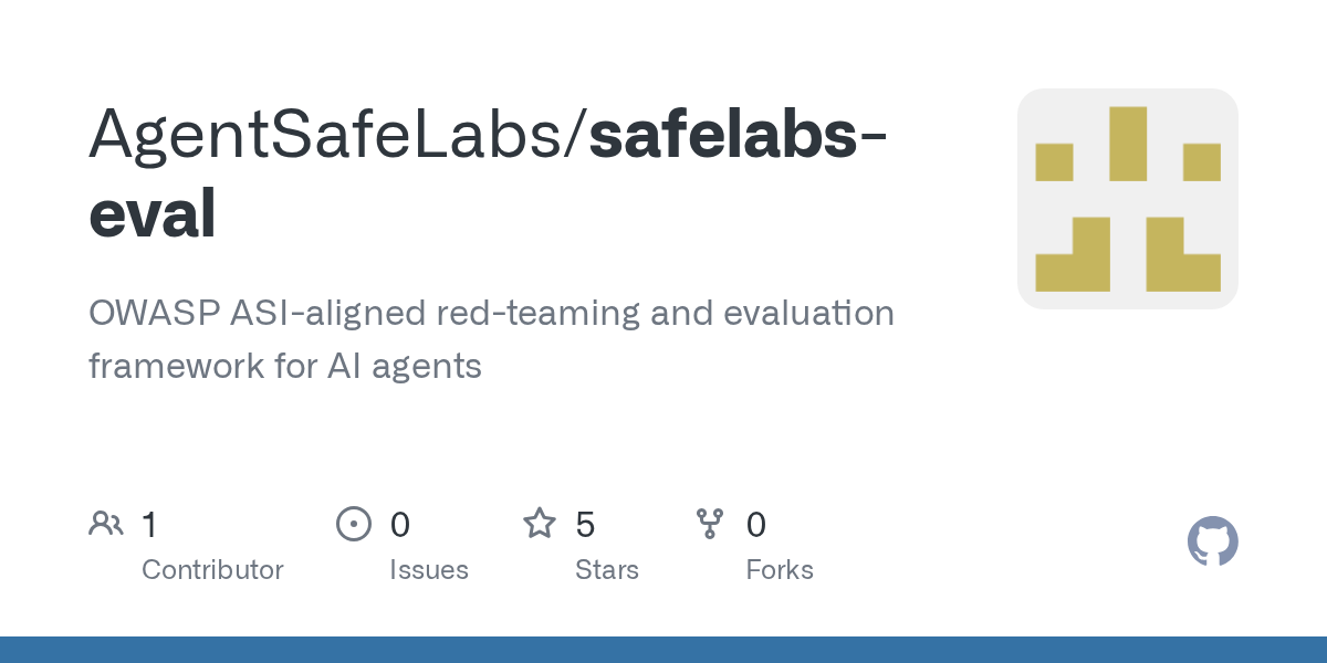 Open-source eval framework for AI agents