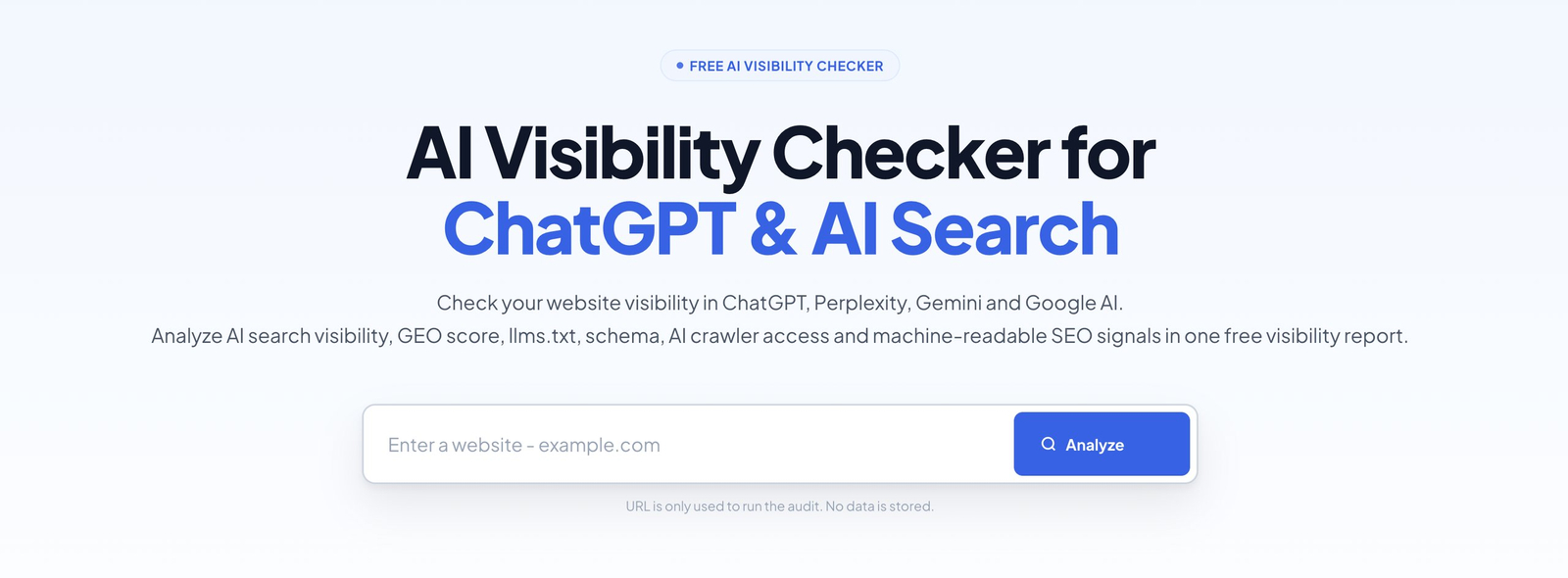 GEO Checker for AI Search