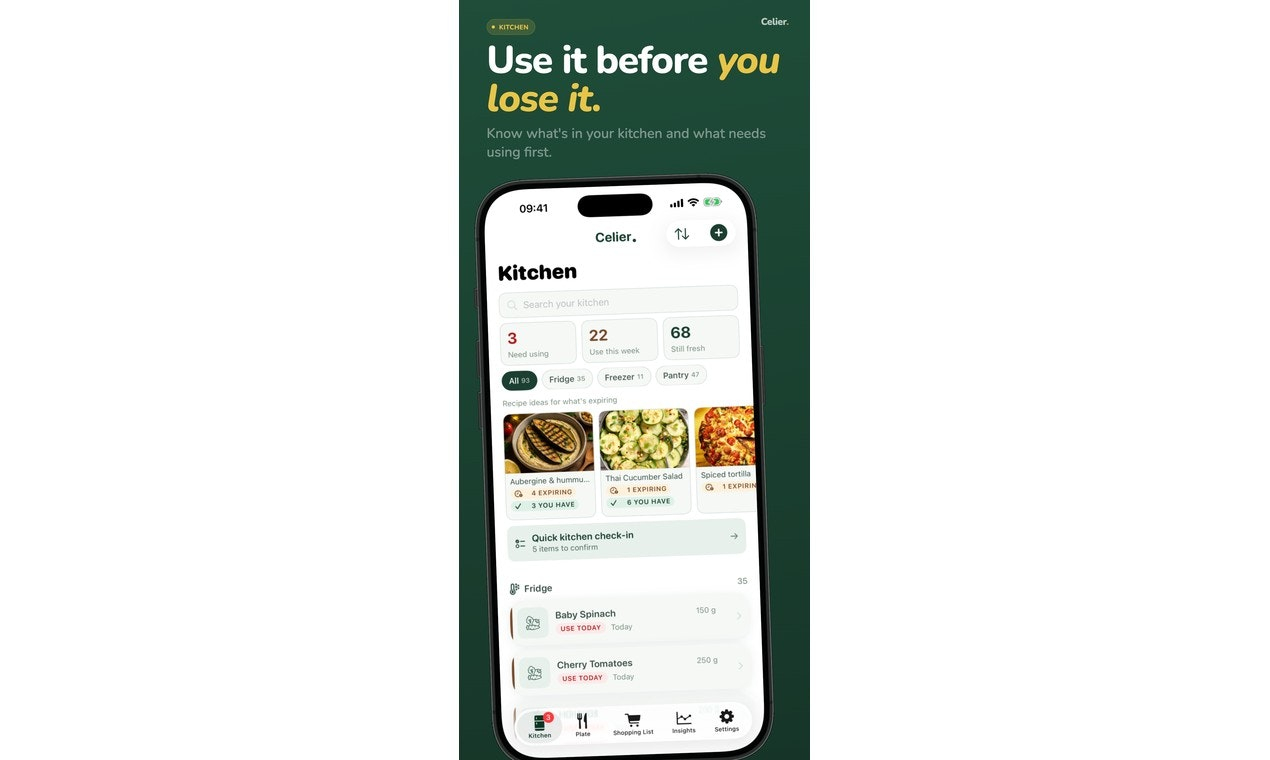 Celier — Pantry Tracker & Recipes