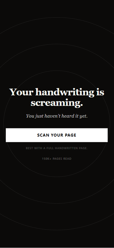 Handwriting Reading