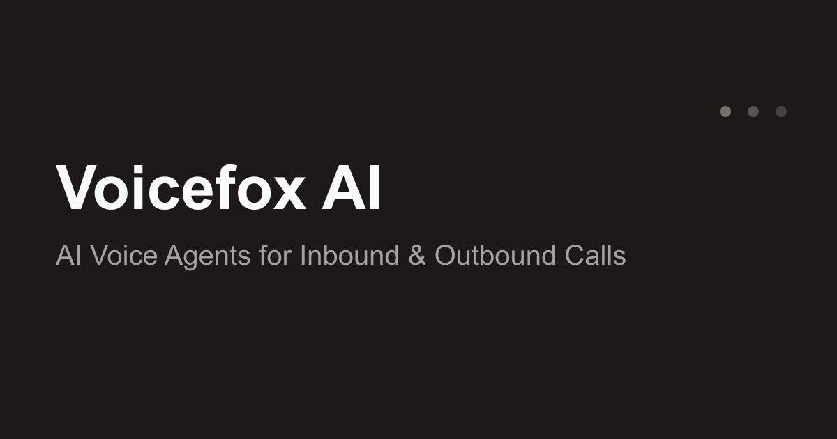 What is voicefox.ai