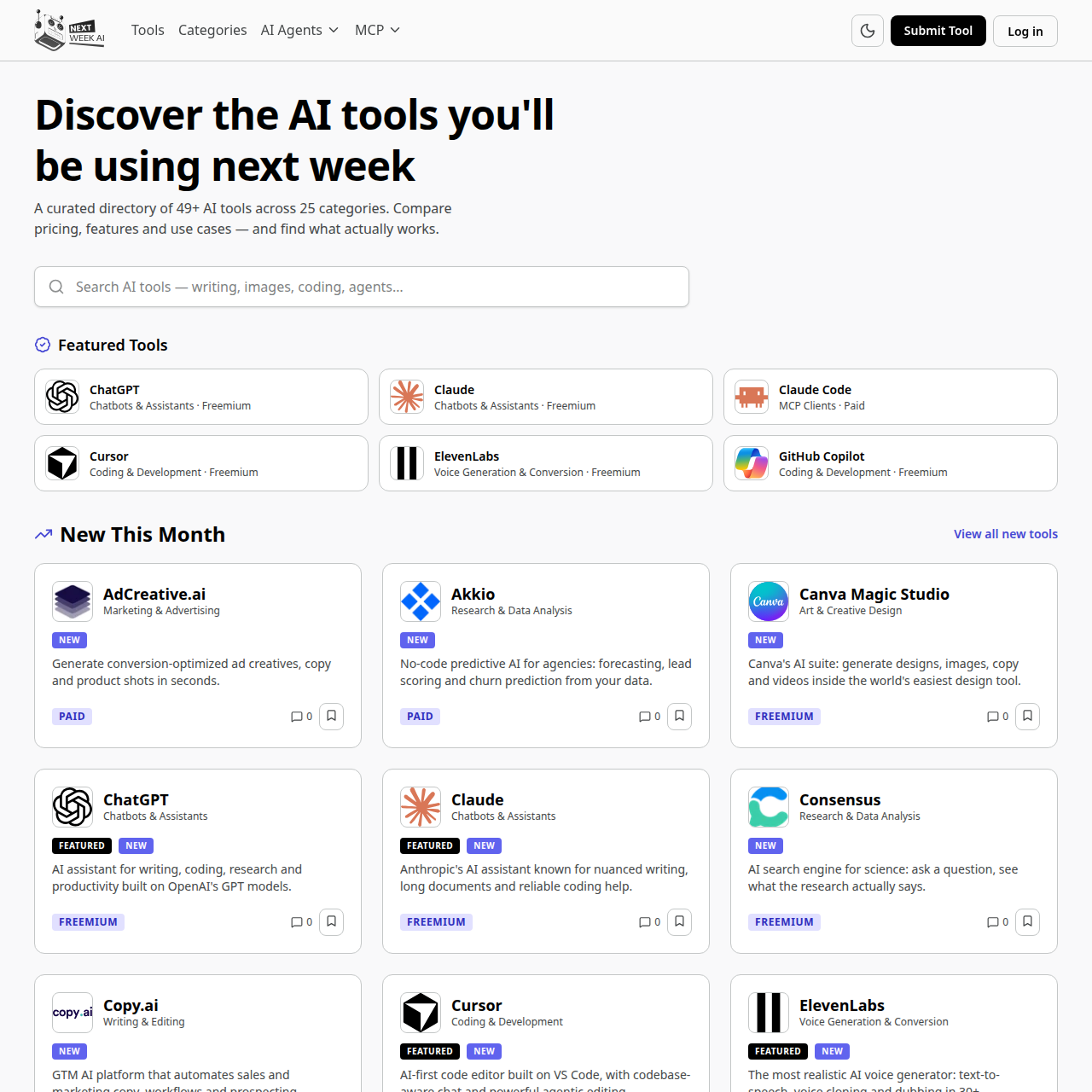 NextWeek AI Directory