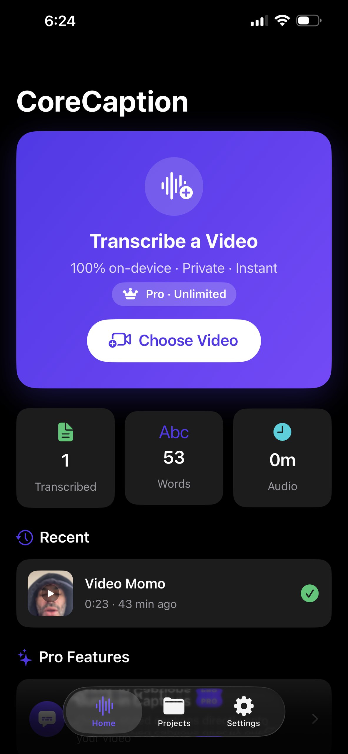CoreCaption