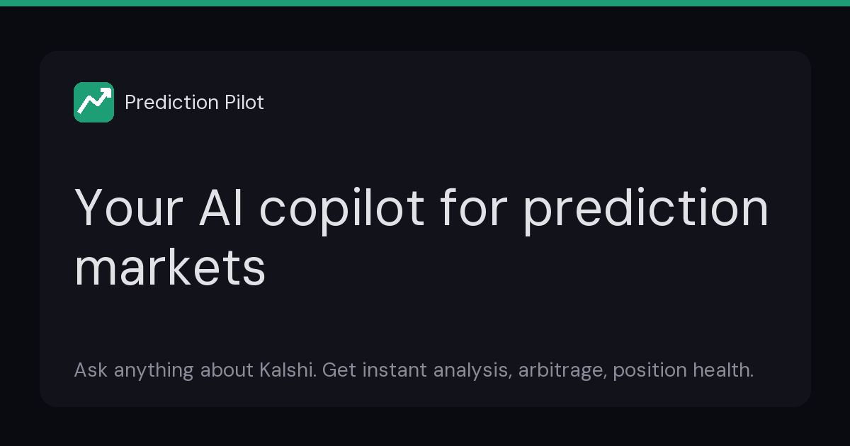Prediction Pilot