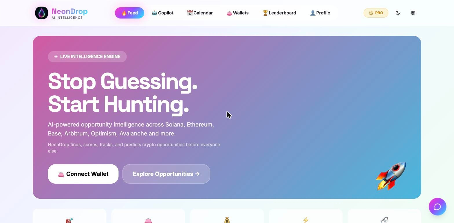 NeonDrop AI