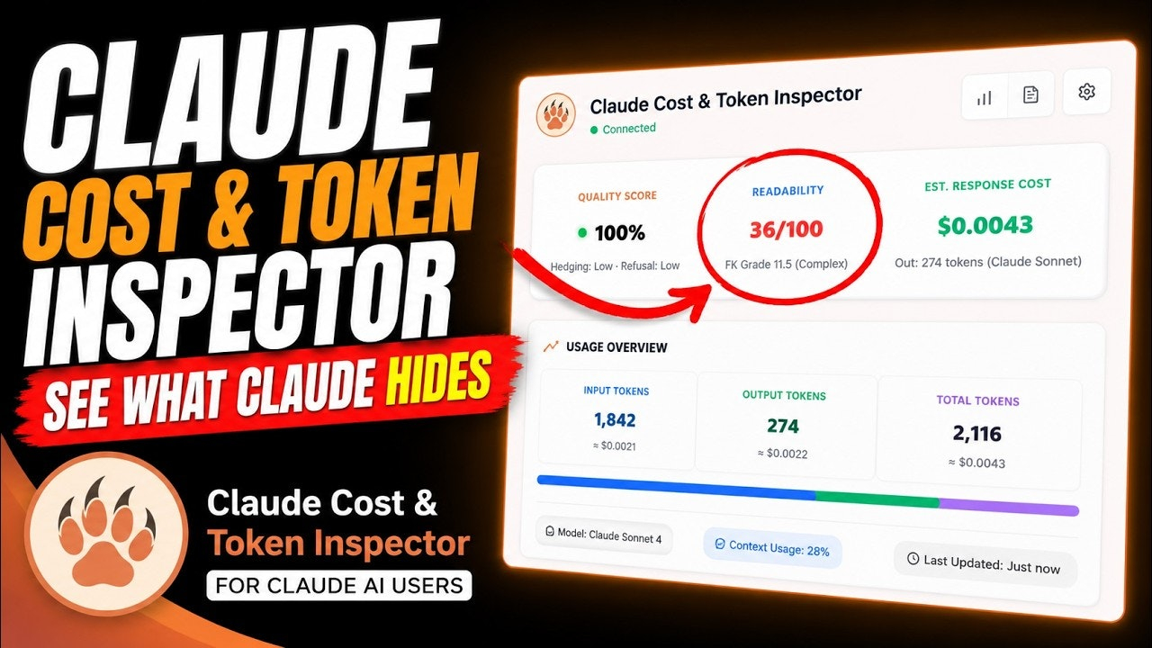 Claude Cost & Token Inspector
